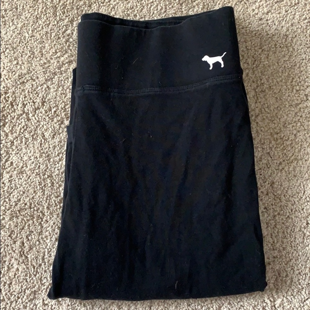 Victoria’s Secret bootcut leggings- solid black